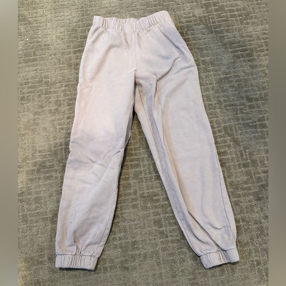 Mauve Brandy Melville Cream Joggers
